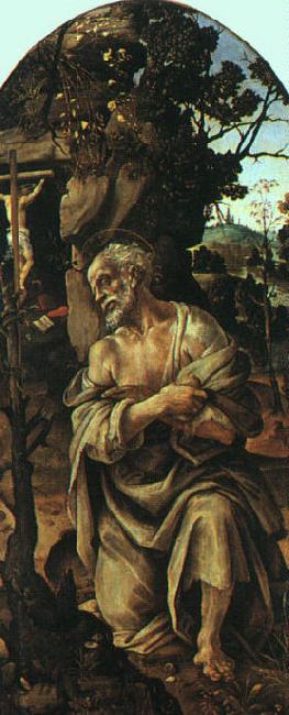 Filippino Lippi Saint Jerome oil painting image